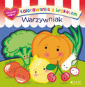 Kolorowanka z brokatem Warzywniak Ola Makowska