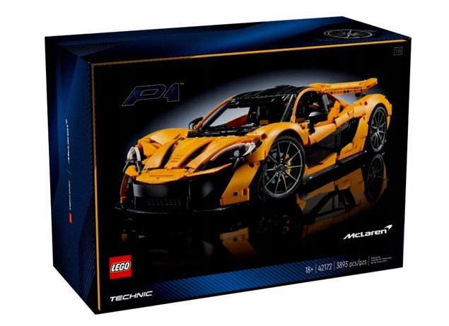 LEGO Technic 42172 McLaren P1™ – Kolekcjonerski Hipersamochód do Zbudowania