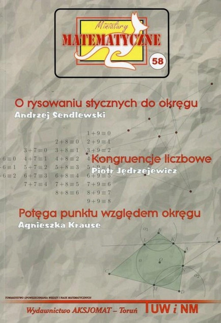 Miniatury Matematyczne 58: Styczne, Kongruencje, Potęga Punktu