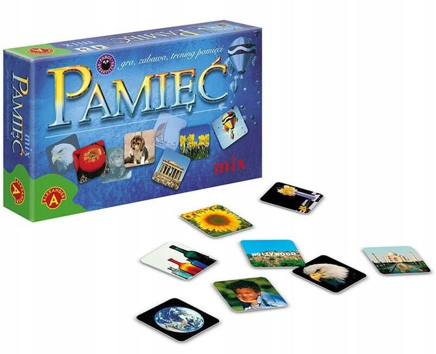 Memory Pamięć Gra Pamięciowa Dla Dzieci Spostrzegawczość 4+ Alexander 0129
