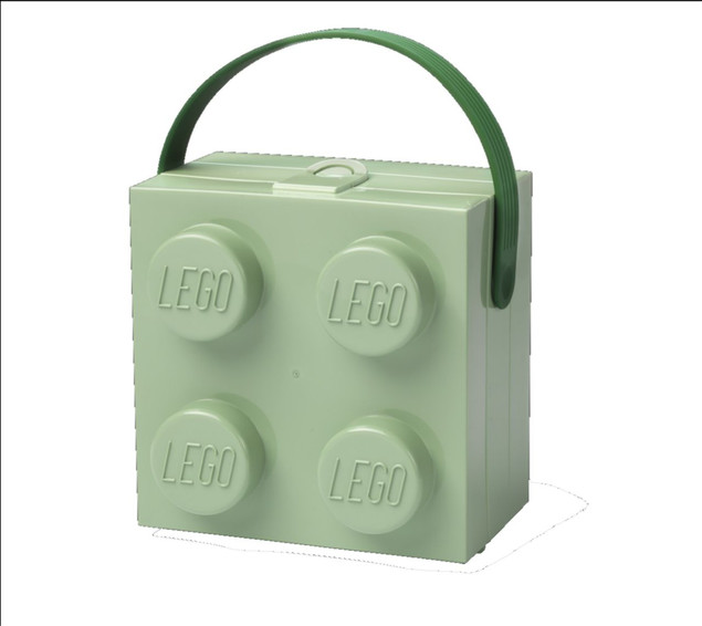 LEGO Classic Pudełko na Śniadanie Zielone z Rączką 40240005