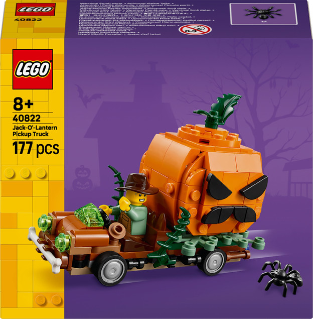 LEGO Ikoniczny 40822 Pickup z dyniami na Halloween