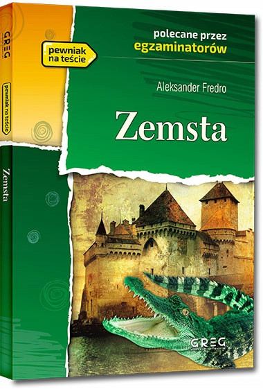 Zestaw Lektur z opracowaniem 7-8 klasa Egzamin Ósmoklasisty Latarnik Zemsta
