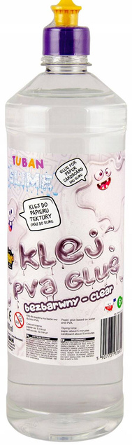 Klej Bezbarwny PVA 1L Slime Tuban 3680