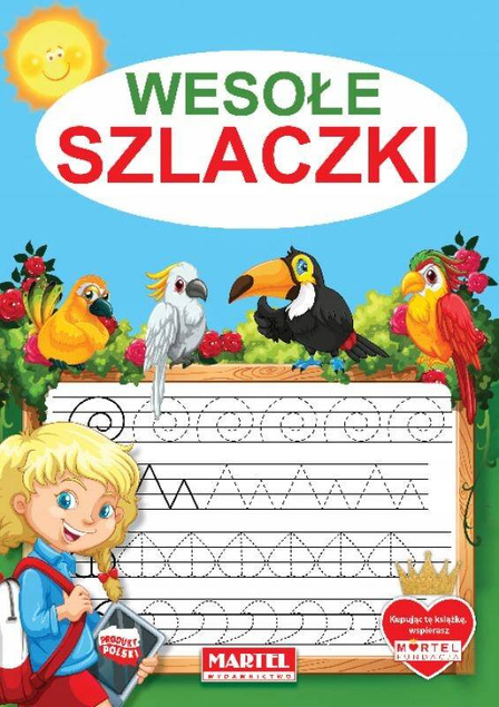 Kolorowanka Wesołe Szlaczki Nauka Pisania Rozwijanie Motoryki Ręki Martel