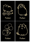 Zestaw 4 zeszytów A5 w kratkę (margines) 60 kartek UNIPAP Pusheen
