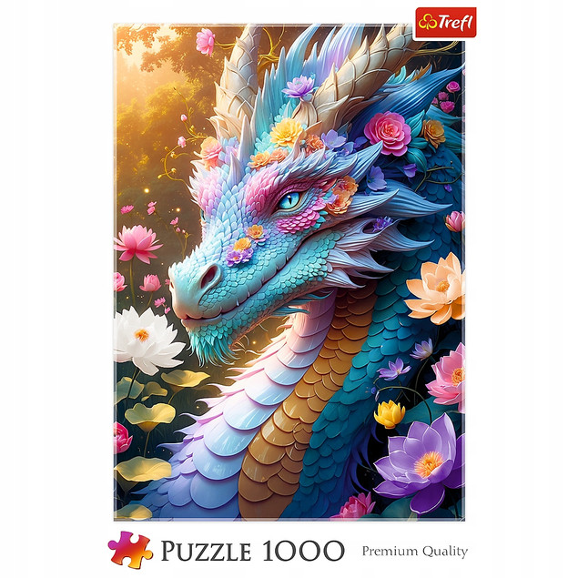Puzzle 1000 Kolorowy smok