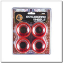 KBM-5432 RED 60x45 MM (4 szt.) KÓŁKA KAUCZUKOWE DO PENNYBOARD NILS EXTREME