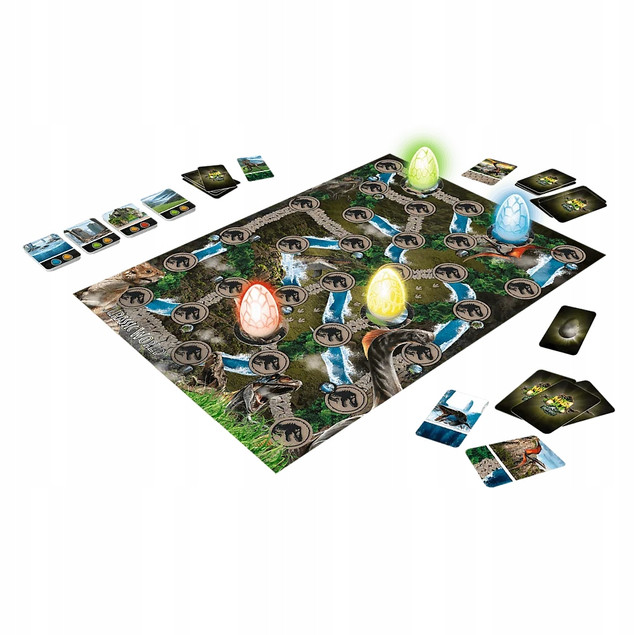 Gra rodzinna Magajaja Jurassic World Trefl dinozaury planszowa 6+