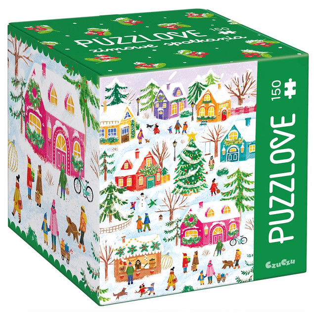 CzuCzu Puzzlove: Zimowe Spotkania – Puzzle Rodzinne 150 elementów