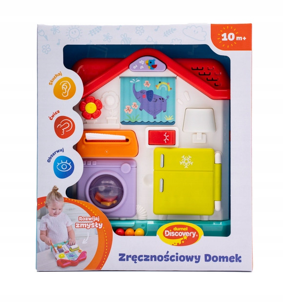 Zabawka interaktywna Dumel Muzyczna Zręcznościowy Domek DD10280
