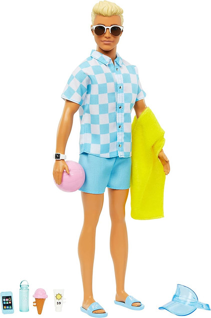 Ken blond lalka plażowa – Mattel