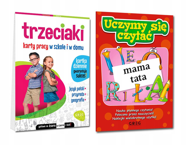 Uczymy Się Czytać Czytanie Metodą Sylabową Karty Pracy Dla Najmłodszych 1-3