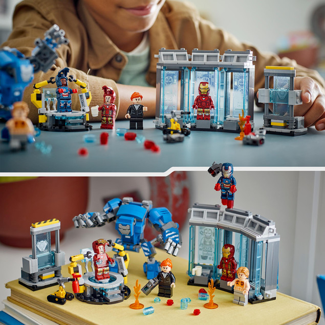 LEGO Marvel 76315 Laboratorium Iron Mana: Zbrojownia