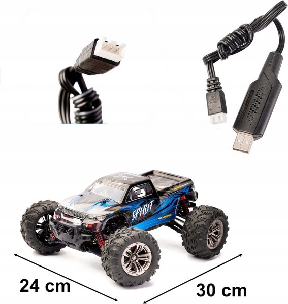 AUTO SPIRIT ZDALNIE STEROWANE BEZSZOTKOWY SILNIK ZESTAW RC
