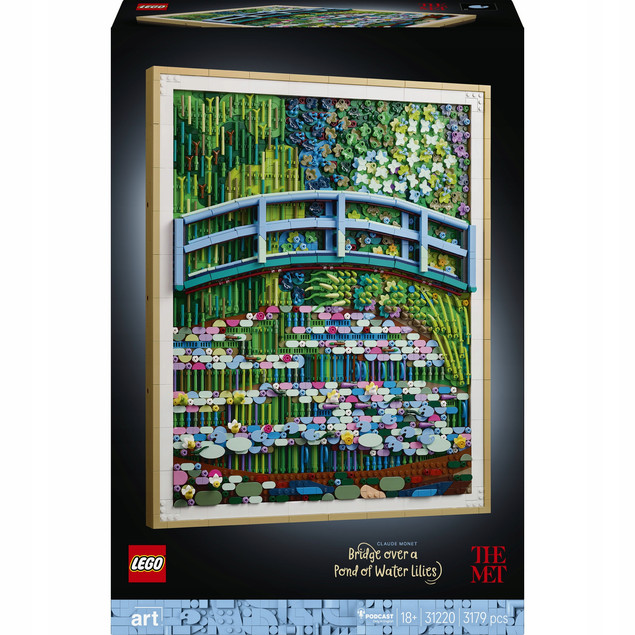 LEGO Art 31220 Claude Monet – Most nad Stawem z Liliami Wodnymi | Zestaw dla Dorosłych