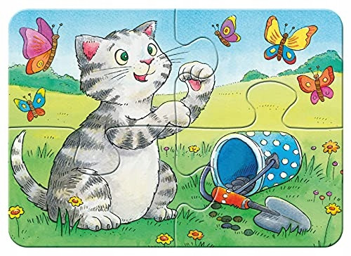 Ravensburger Moje první puzzle Domácí mazlíčci 4w1 (2,4,6,8 elementów)