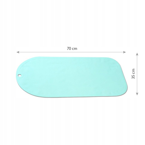 BABYONO Mata ANTYPOŚLIZGOWA Do Kąpieli Wanny 70 x 35 cm ZIELONA 0M+ 1346/07