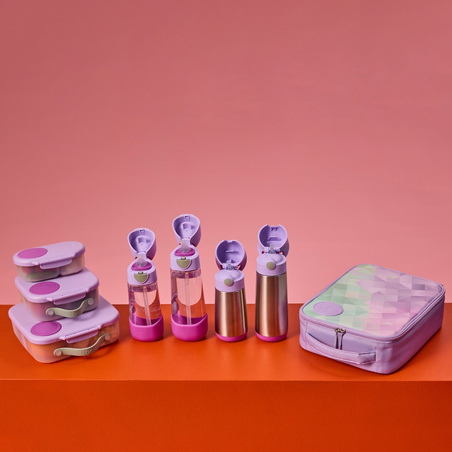 B.box Duży Pojemnik na Przekąski Lunchbox Sugar Plum 2L