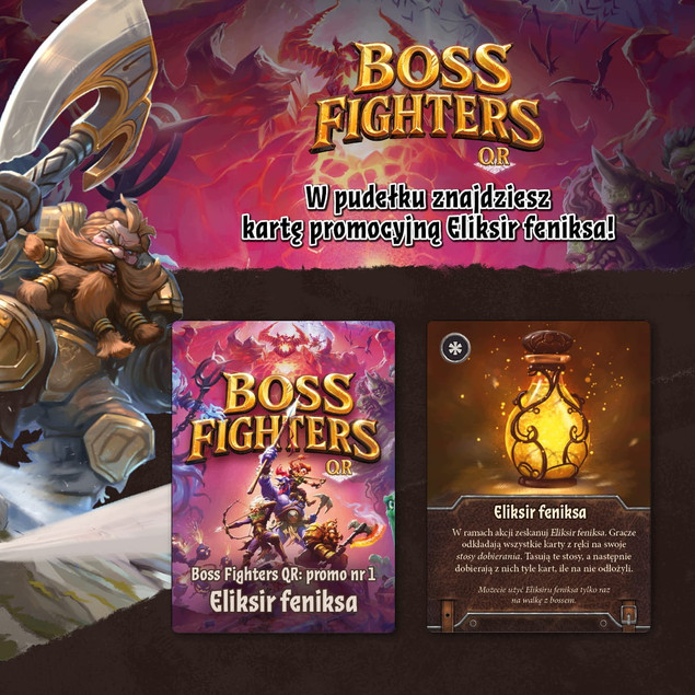 Gra Planszowa Boss Fighters QR z Aplikacją Nasza Księgarnia