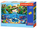 Puzzle 260 Układanka Natura ZWIERZĘTA Dzikie Morze Dżungla 8+ Castorland