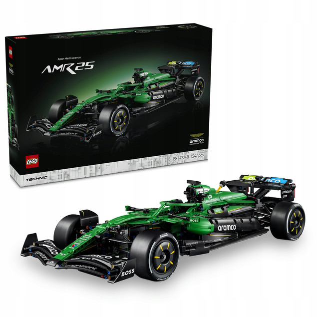 LEGO Technic 42240 Samochód F1 Aston Martin Aramco AMR25