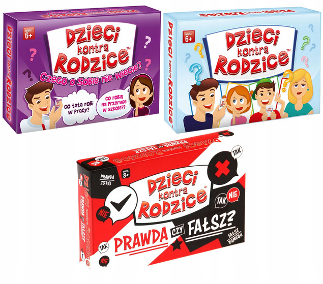Zestaw gier Dzieci Kontra Rodzice 6+ Kangur