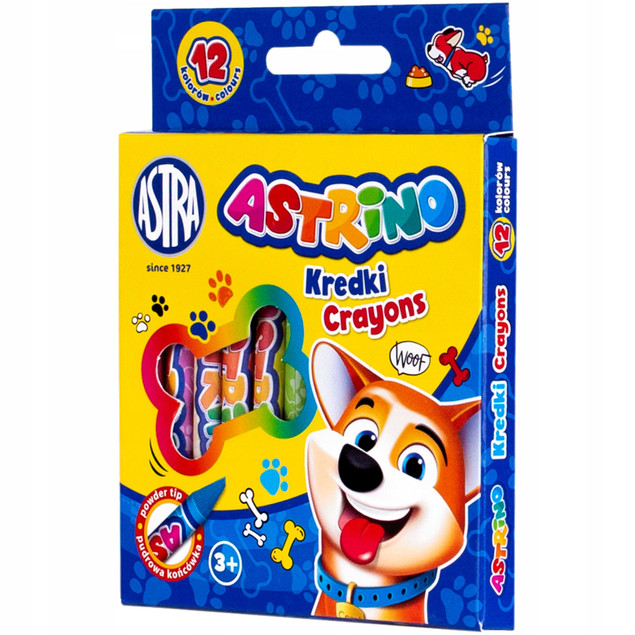 Kredki grafitowe 12 kolorów Astrino ASTRA
