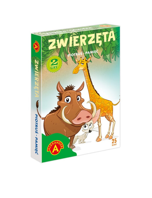 Karty Piotruś i Pamięć – 25 kart, Alexander, 4+