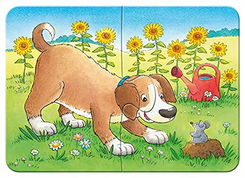 Ravensburger Moje první puzzle Domácí mazlíčci 4w1 (2,4,6,8 elementów)