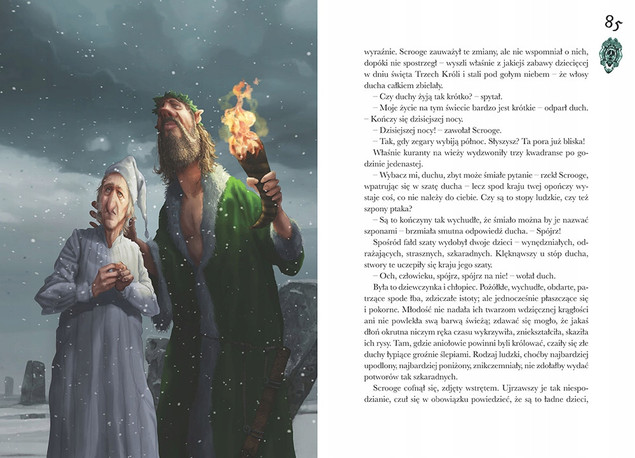 Opowieść Wigilijna Kolorowa Klasyka Karol Dickens BR Greg