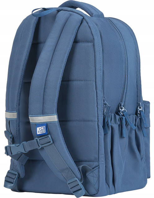 Plecak szkolny Oxford 26 l Wielokomorowy Niebieski Dżinsowy Laptop 16"