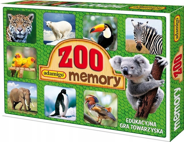 Memory Zoo - gra pamięciowa zwierzęta dla dzieci 5+