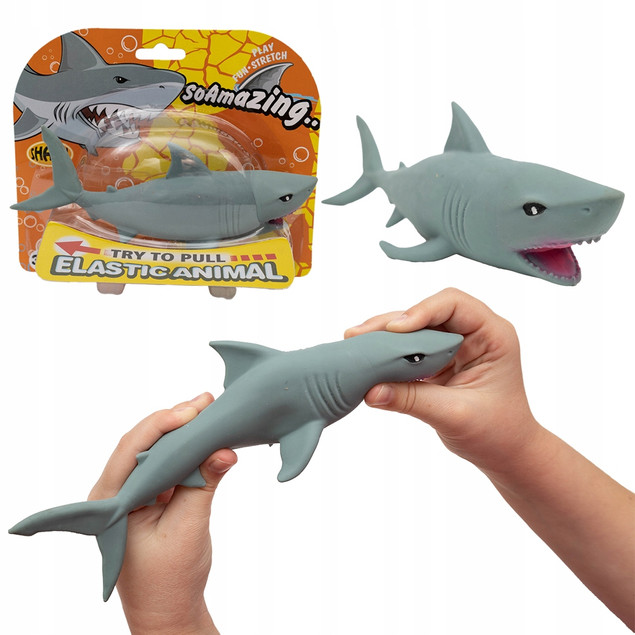 Gniotek Antystresowy Rekin Squishy do Ściskania Rozciągania ASKATO
