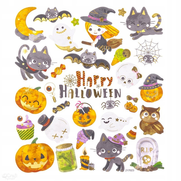 NAKLEJKI dekoracyjne HALLOWEEN
