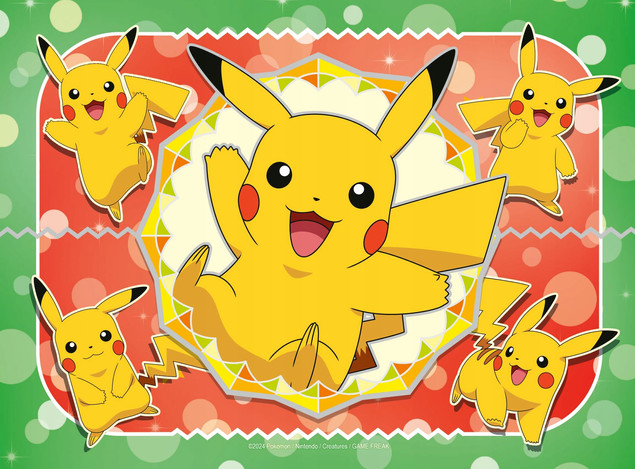 Ravensburger - Puzzle 4w1 - Pokemon 12004026