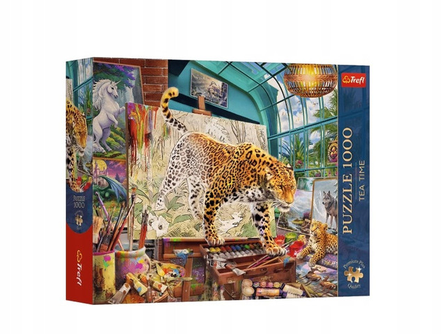 Puzzle Trefl 1000 el. Lamparty w pracowni malarskiej Tea Time