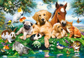 Puzzle 200 elementów Świat Zwierząt Castorland