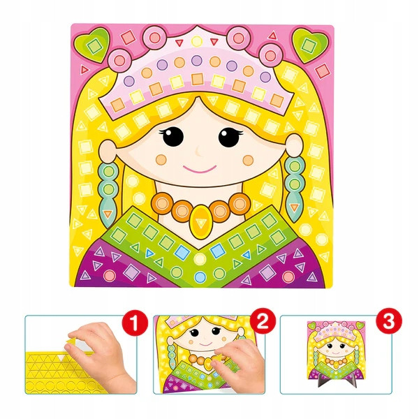 Piankowa Wyklejanka BAŚNIE Genialny Dzieciak 3+ Askato