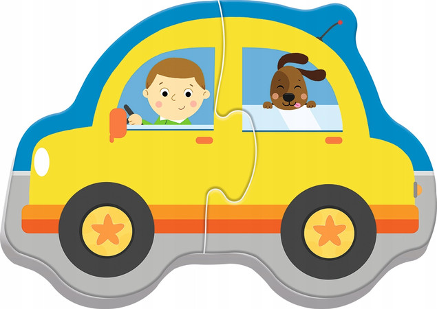 Puzzle Baby Classic POJAZDY TRANSPORTOWE Trefl 36075