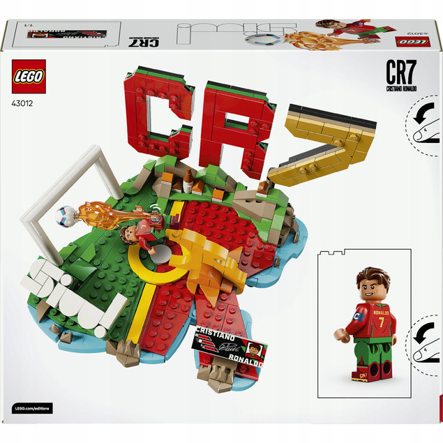 LEGO Editions 43012 Cristiano Ronaldo CR7 Piłkarskie Chwile Chwały Model
