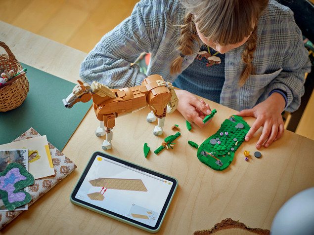 LEGO Creator 3 w 1 31166 Piękny Koń | Zestaw Zwierząt Ruchome Figurki