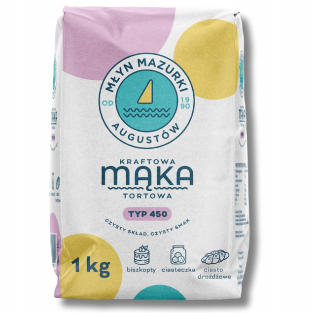 Mąka pszenna Młyn Mazurki 1000 g