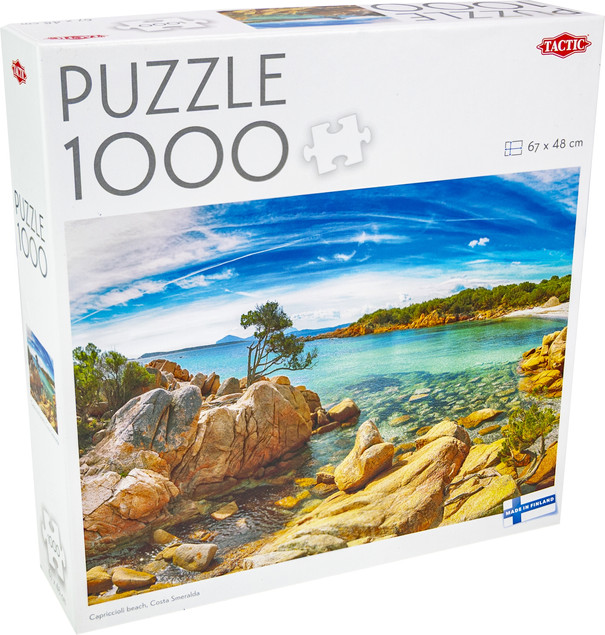 Tactic Puzzle 1000: Plaża Capriccioli, Costa Smeralda