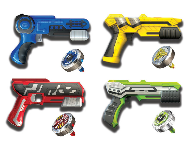 Pistolet Silverlit Spinner Shot Blaster Zielony 86300 z 1 Spinnerem
