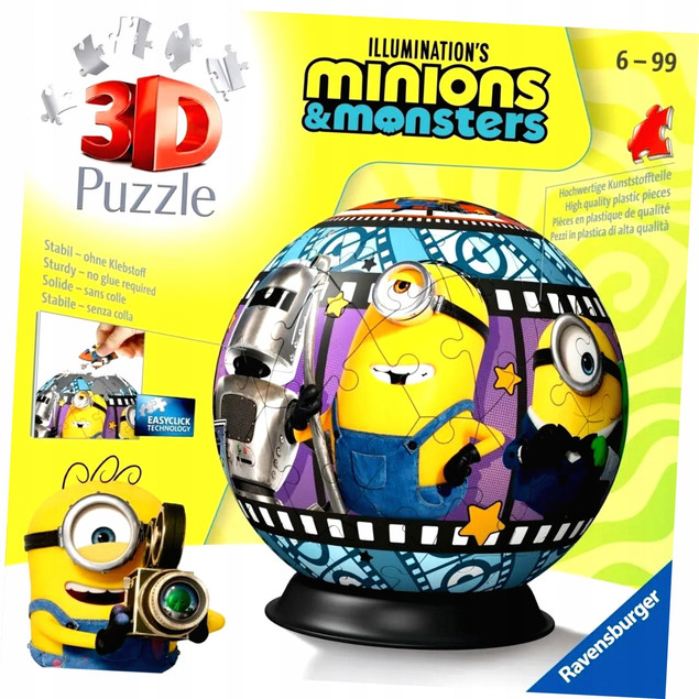 Puzzle 3D Minions Puzzleball