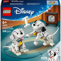 Klocki LEGO Disney 43271 Szczeniaki Szczęściarz i Groszka "101 Dalmatyńczyków" (268 el.)