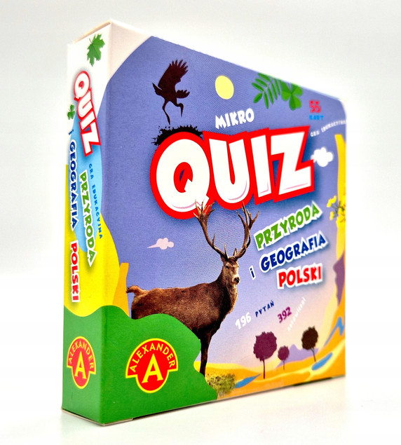 Gra planszowa Mikro Quiz Przyroda i geografia Polski Alexander