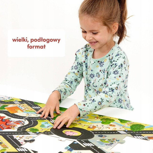 Duuuże Puzzle Droga dla pojazdów Miasto – CzuCzu