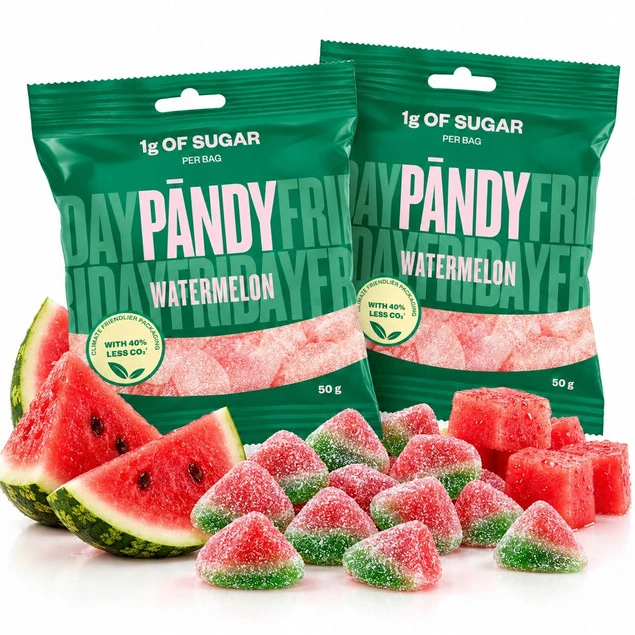 PANDY Żelki Arbuz bez cukru, fit przekąska